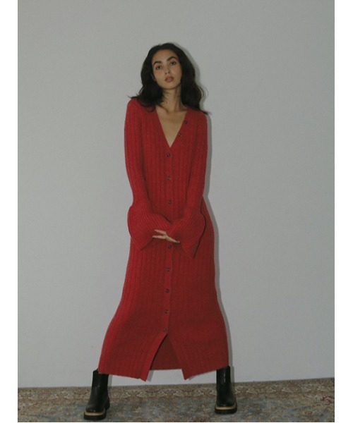 「AMAIL」 ニットワンピース FREE グレー レディース_画像5