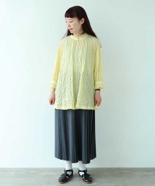 ビュルデサボン新品ブラウス bulle de savon（ビュルデサボン） ブラウス シャツ lace patchwork