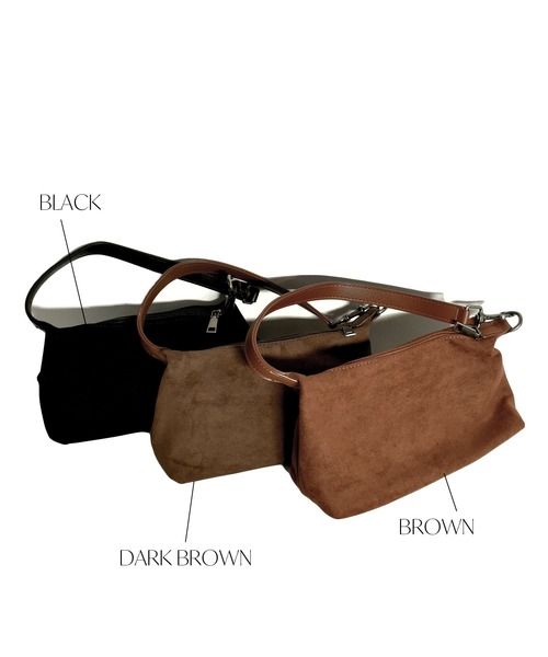 Reurie'（レウリィ） ショルダーバッグ バッグ メタルポイントスエード