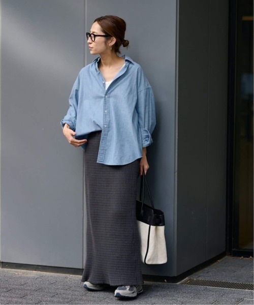 FRAMeWORK（フレームワーク） 長袖シャツ FREE サックスブルー