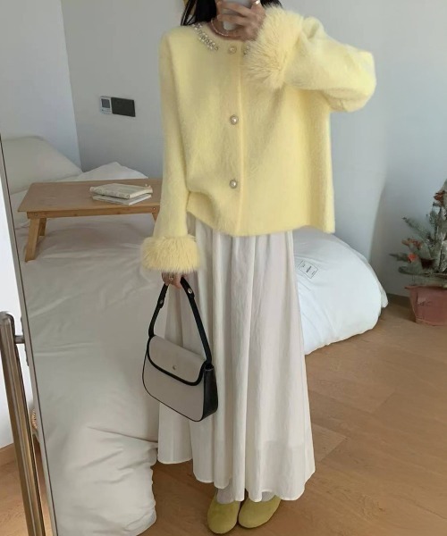 miniministore（ミニミニストア） カーディガン モヘアニット