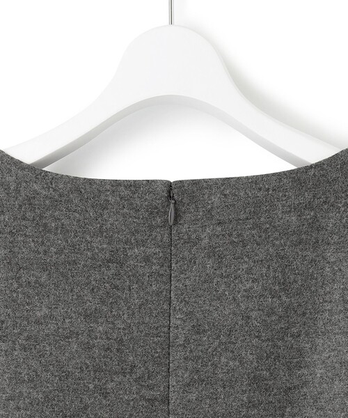 「23区」 7分袖ワンピース 32 グレー レディース_画像3