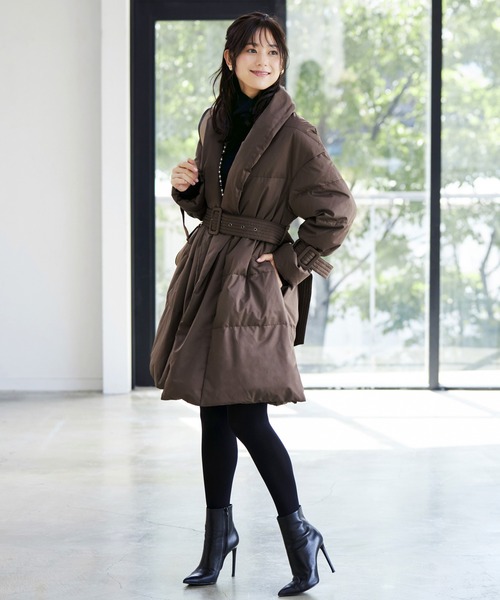 RUIRUE BOUTIQUE（ルイルエブティック） ダウンコート S ネイビー