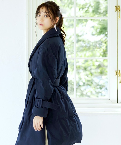 RUIRUE BOUTIQUE（ルイルエブティック） ダウンコート S ネイビー