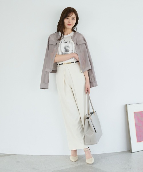 「Andemiu」 ジャケット FREE グレー レディース_画像2