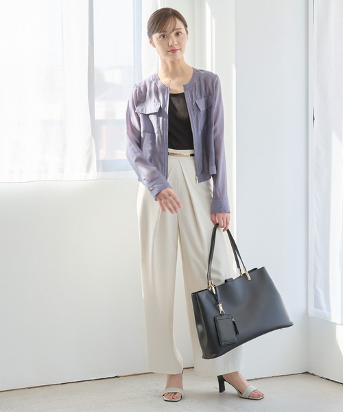 「Andemiu」 ジャケット FREE グレー レディース_画像5