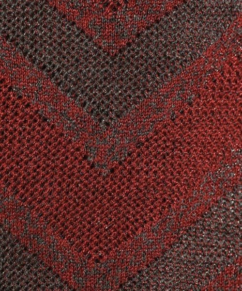 「JEANASIS」 ニットカーディガン FREE レッド系その他 レディース_画像9
