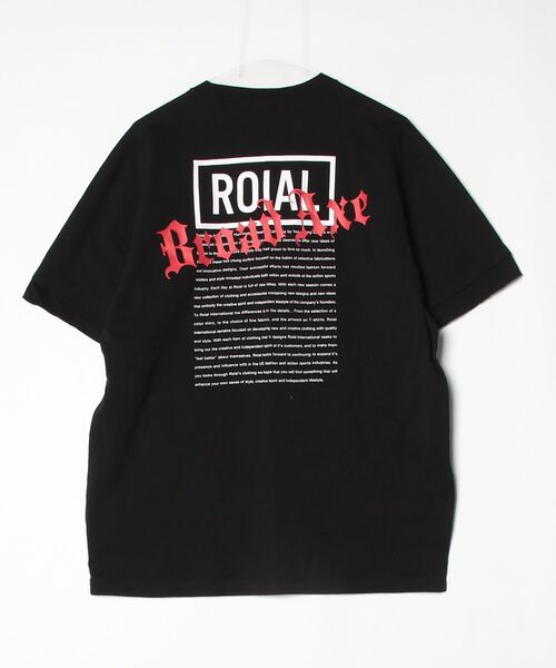 「roial」 半袖Tシャツ MEDIUM ブラック メンズ_画像3