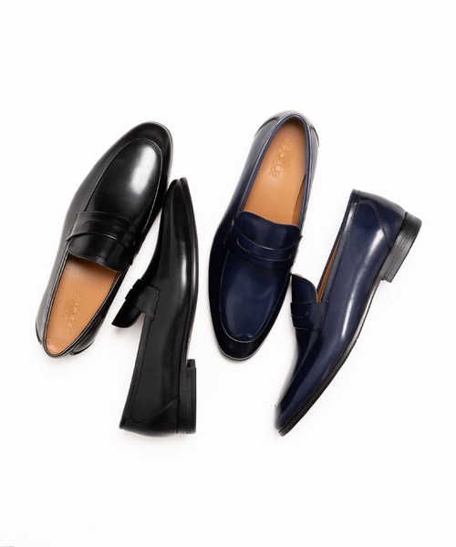 「LUCIUS」 ローファー 40 ブラック メンズ_画像2