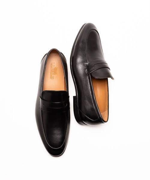 「LUCIUS」 ローファー 40 ブラック メンズ_画像3