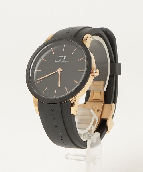Daniel Wellington」 アナログ腕時計 40 ブラック×ゴールド メンズ 