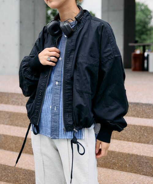 「etsinta」 ブルゾン ONE SIZE キャメル レディース_画像4