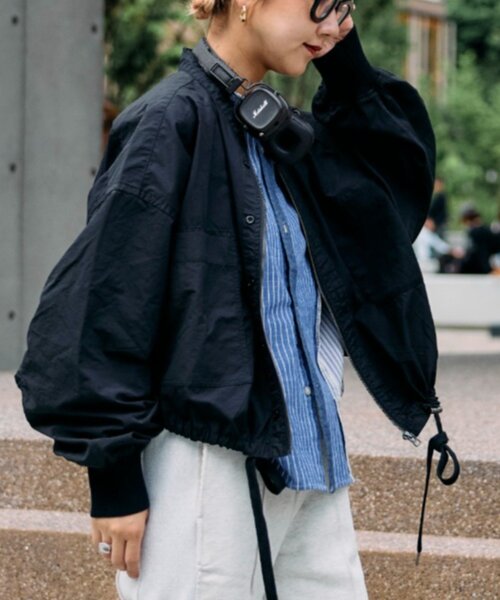 「etsinta」 ブルゾン ONE SIZE キャメル レディース_画像5