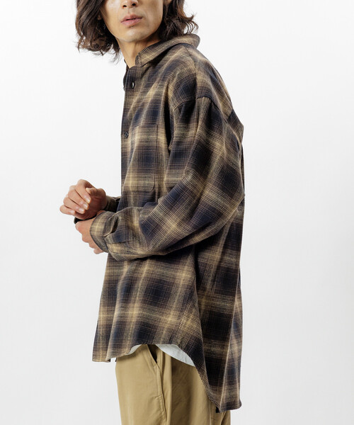FREAK'S STORE（フリークスストア） 長袖シャツ LARGE ブラック メンズ