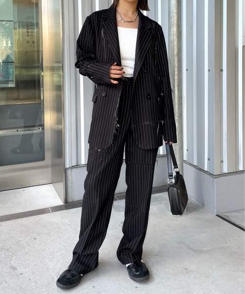 「Six M」 スラックス FREE ブラック レディース_画像5