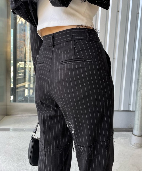 「Six M」 スラックス FREE ブラック レディース_画像9