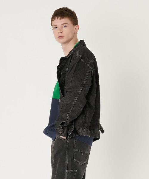 Levi's（リーバイス） デニムジャケット M ブラック メンズ : ZOZOTOWN