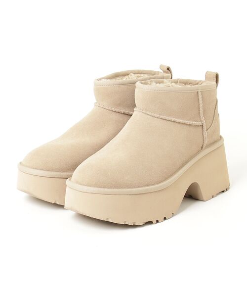 UGG 厚底ムートンブーツ 8 ベージュ UGG Australia（アグオーストラリア） 「UGG」 ムートンブーツ 8