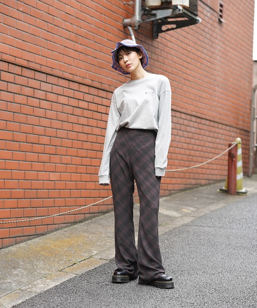 「X-girl」 長袖カットソー ONE SIZE ブラック レディース_画像3