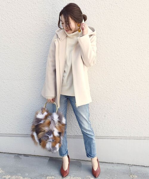 「Khaju」 コート 38 ベージュ レディース_画像5