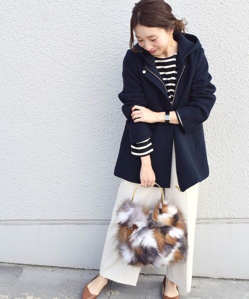 「Khaju」 コート 38 ベージュ レディース_画像9