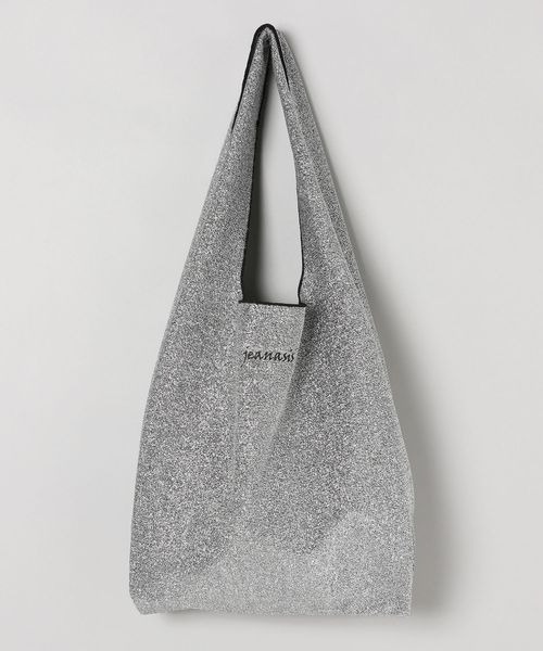 「JEANASIS」 トートバッグ FREE シルバー レディース_画像4