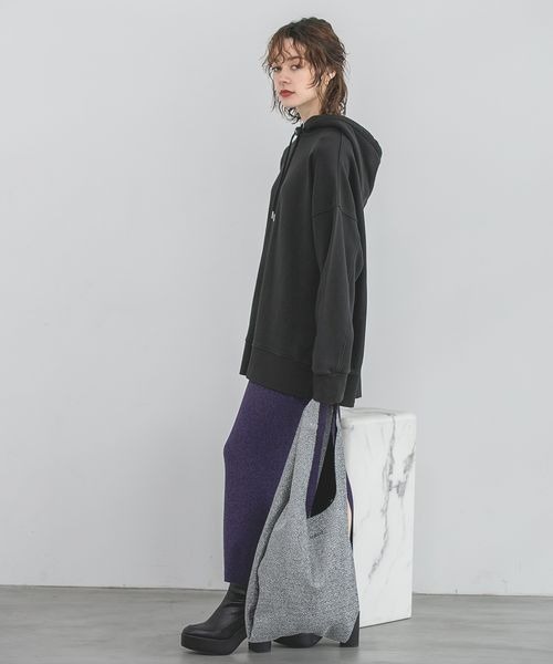 「JEANASIS」 トートバッグ FREE シルバー レディース_画像6