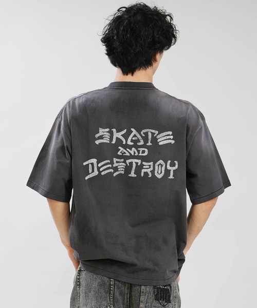 早い者勝ち★アットラスト　ブッチャープロダクツお得な半袖Tシャツ4枚セット THRASHER（スラッシャー） tシャツ 半袖Tシャツ 262TH1ST082 メンズ