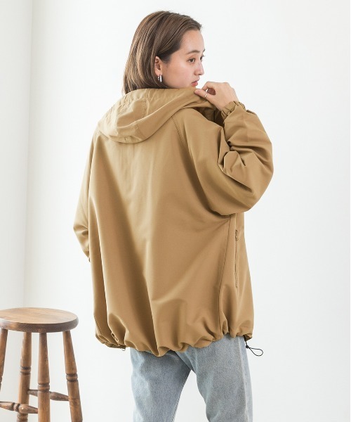 「ad thie」 マウンテンパーカー FREE グレイッシュベージュ レディース_画像3