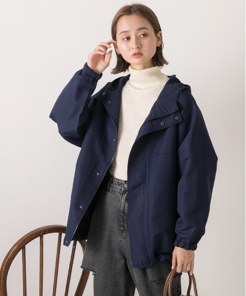 「ad thie」 マウンテンパーカー FREE グレイッシュベージュ レディース_画像7