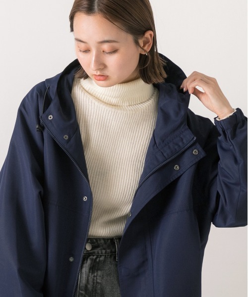 「ad thie」 マウンテンパーカー FREE グレイッシュベージュ レディース_画像8