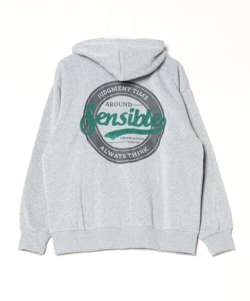 「FUNALIVE」 ジップアップパーカー M スミクロ メンズ_画像4