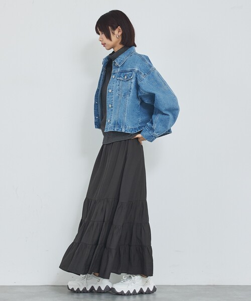 デニムブルー バルーン袖ジャケット Futier Land（フューティアランド） デニムジャケット gジャン