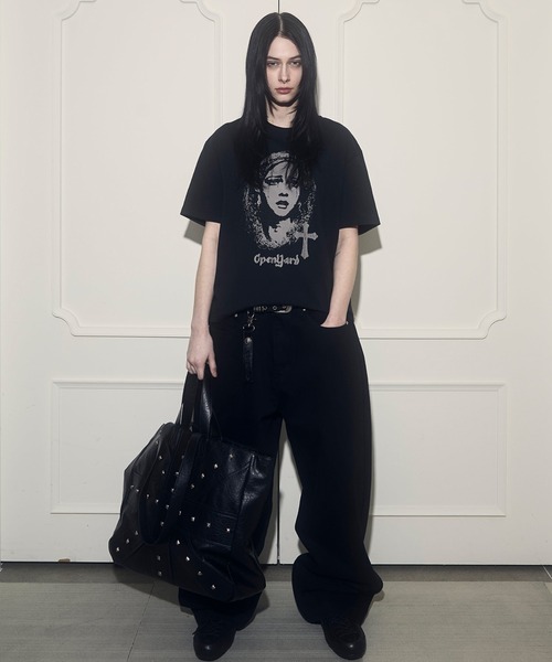 OY（オーワイ） トートバッグ 「OY/オーワイ」CROSSLINE STUD TOTE BAG