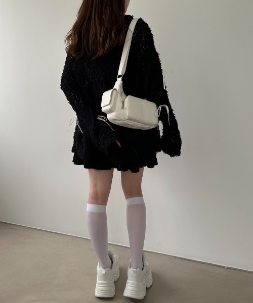 「OLIVE des OLIVE」 長袖ニット FREE オフホワイト レディース_画像6