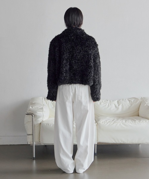 「UNE MANSION」 コート FREE ブラウン レディース_画像4