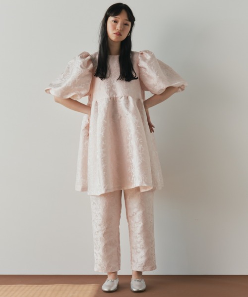 「PERNA」 イージーパンツ FREE ブラック レディース_画像2