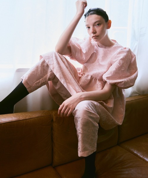 「PERNA」 イージーパンツ FREE ブラック レディース_画像5