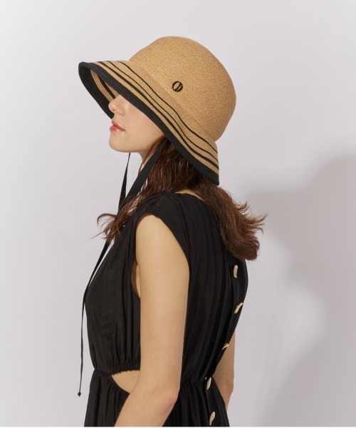帽子 ハット Chapeau d' O  Lame Si_Border Hat / シャポードオー レディースの画像