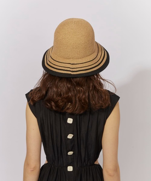 帽子 ハット Chapeau d' O  Lame Si_Border Hat / シャポードオー レディースの画像