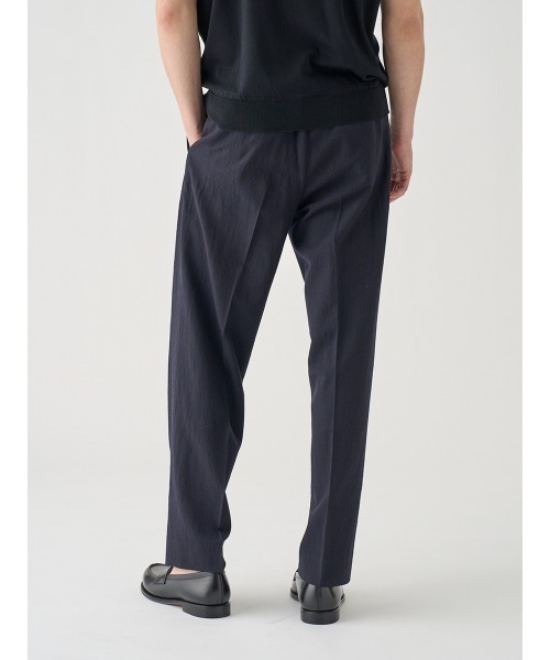 パンツ ウォッシュドウールホップサック　テーパードトラウザー メンズの画像