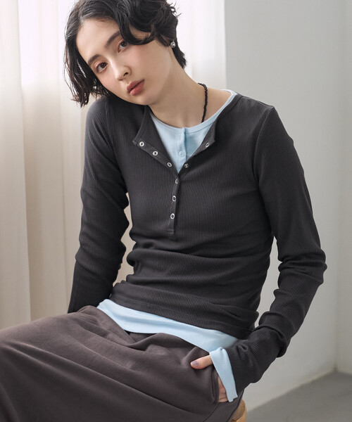 FREAK'S STORE（フリークスストア） ヘンリーネック tシャツ 「新色
