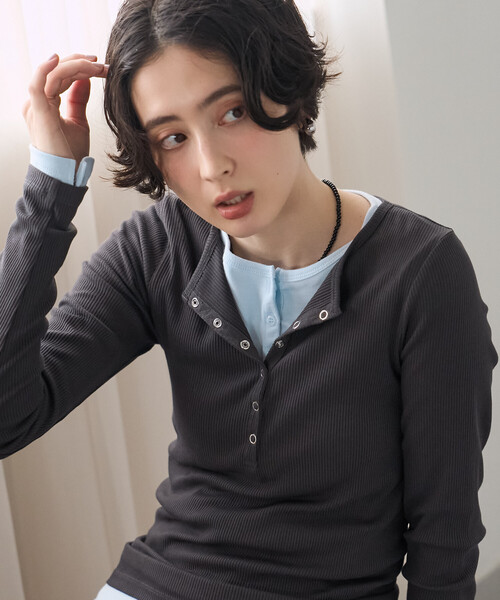 FREAK'S STORE（フリークスストア） ヘンリーネック tシャツ 「新色