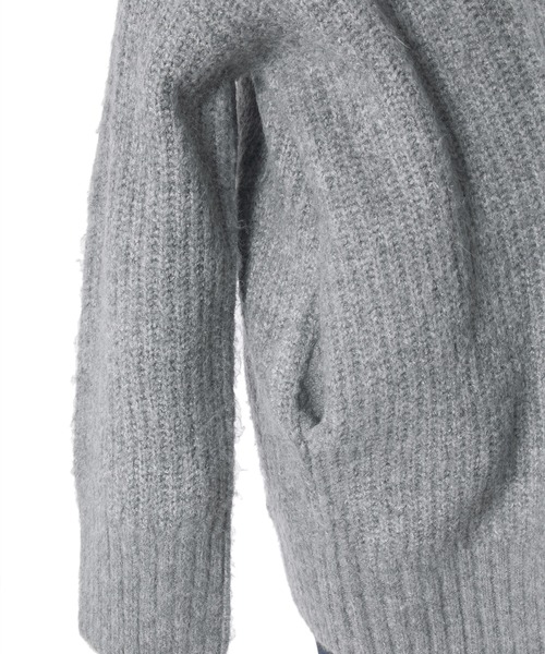 「fifth」 ニットカーディガン MEDIUM グレー レディース_画像9