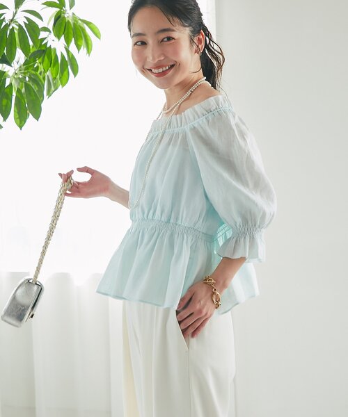 La boutique Bonbon（ラブティックボンボン） ブラウス シャツ 「雨に