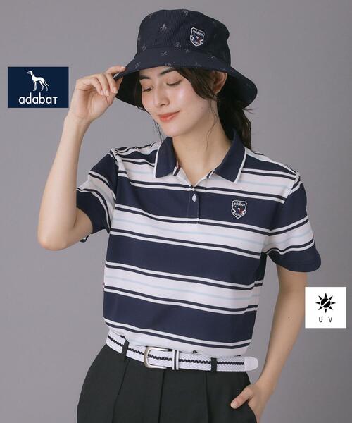 adabat（アダバット） ポロシャツ ポロ 「ADABAT NAVY」UVカット