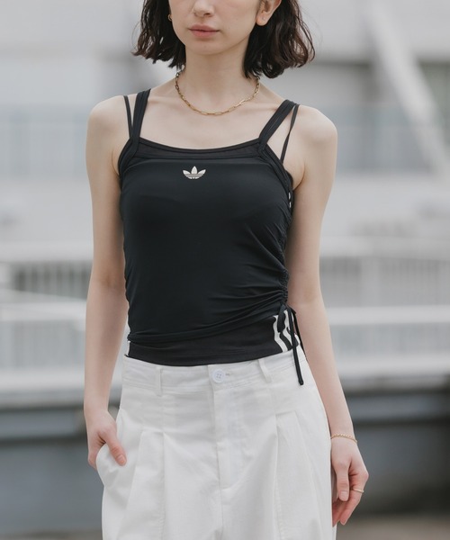 adidas（アディダス） タンクトップ ノースリーブ トレフォイルロゴ