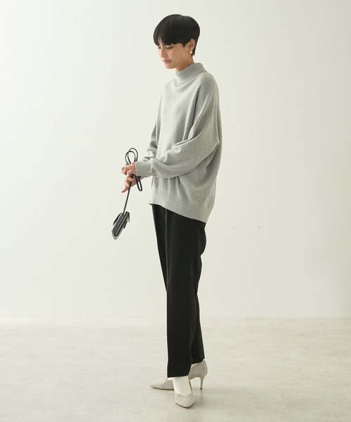 「AMERICAN HOLIC」 長袖ニット L ブルー レディース_画像3