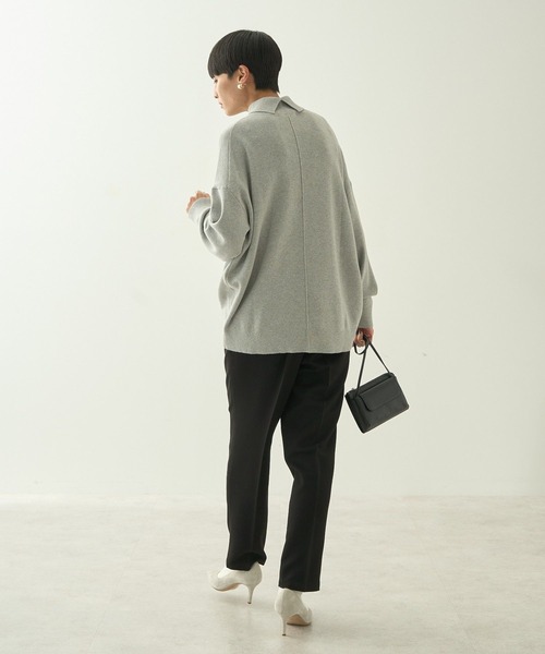 「AMERICAN HOLIC」 長袖ニット L ブルー レディース_画像5