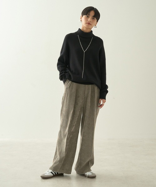 「AMERICAN HOLIC」 長袖ニット L ブルー レディース_画像8